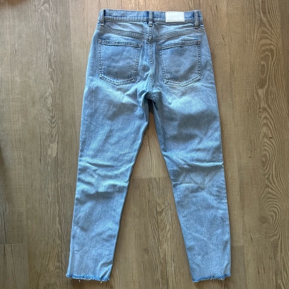 Pistola Charlie Utopia Zip Jean womens size 26 straight high rise side zipper - Picture 4 of 8